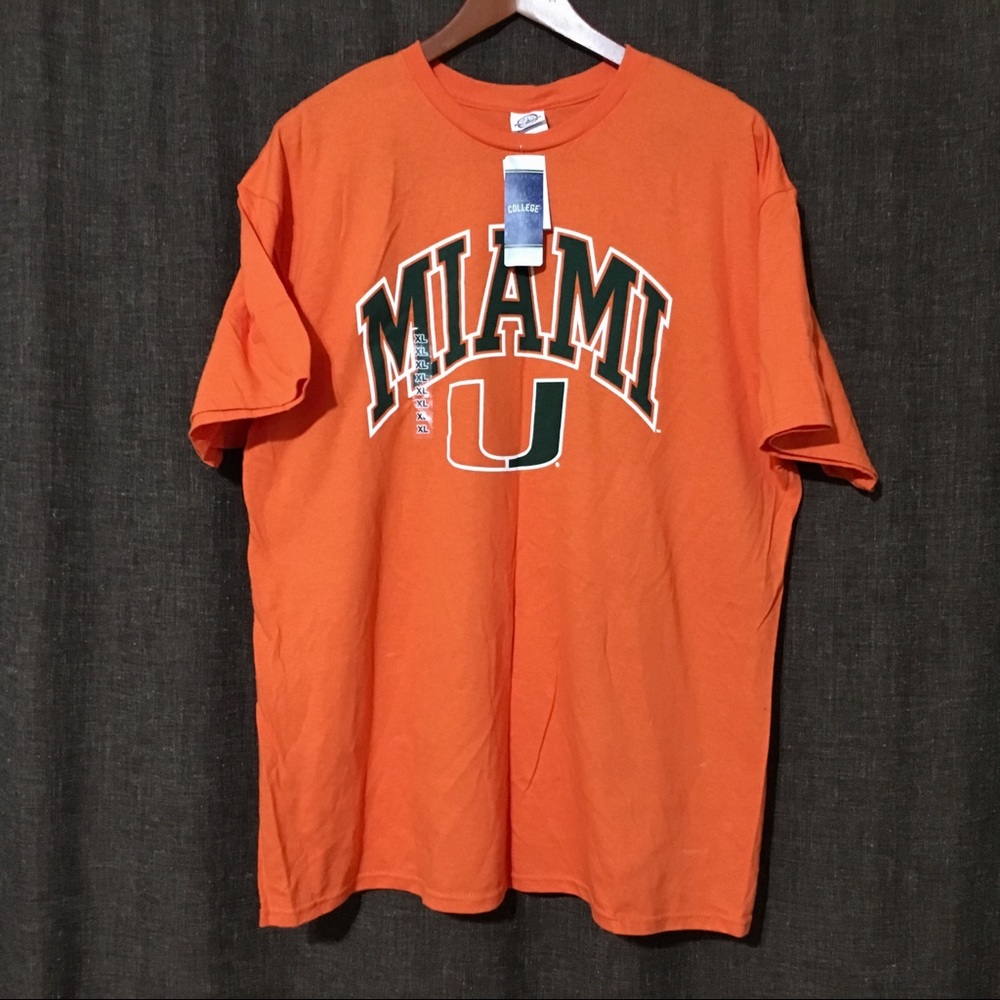 University of Miami tshirt men’s XL